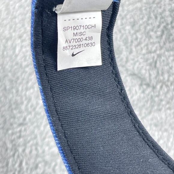 Nike Court Tennis Visor Blue Adult Unisex AV7000-438 Hat Adjustable Strap - Picture 10 of 10